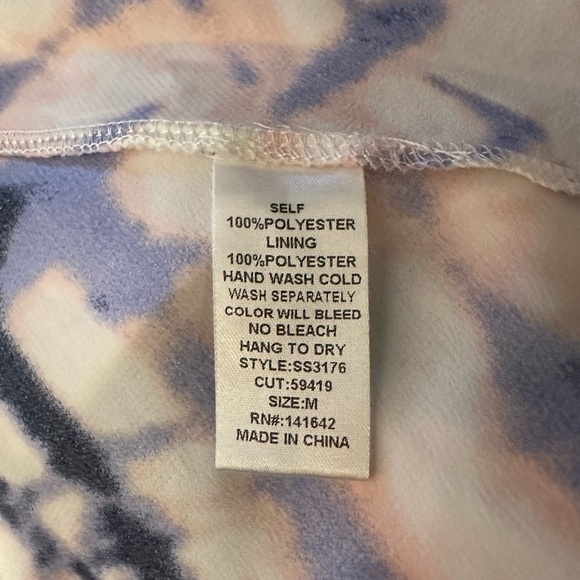 Tie dye layered crop top - She + Sky NWOT - Picture 6 of 6